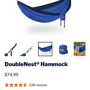 ENO DoubleNest Hammock - Blue